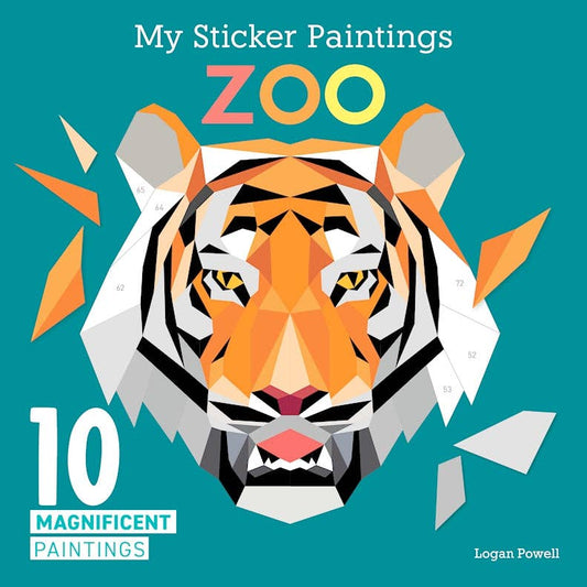 Fox Chapel Publishing - My Sticker Paintings: Zoo - Children's Activity Book