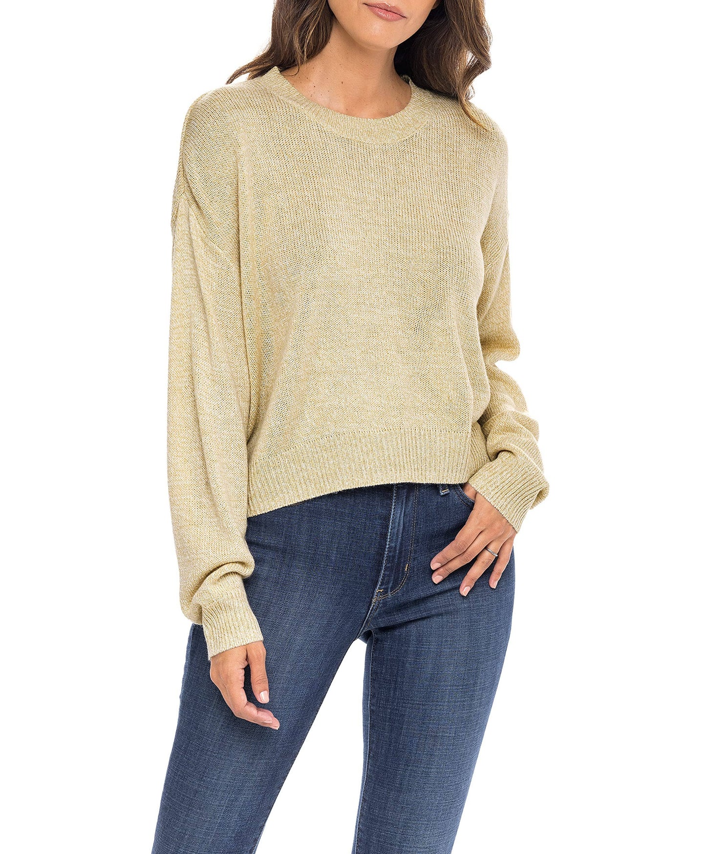 I-Wear Brands - Women's Midweight Knit Crewneck Pull Over Sweater