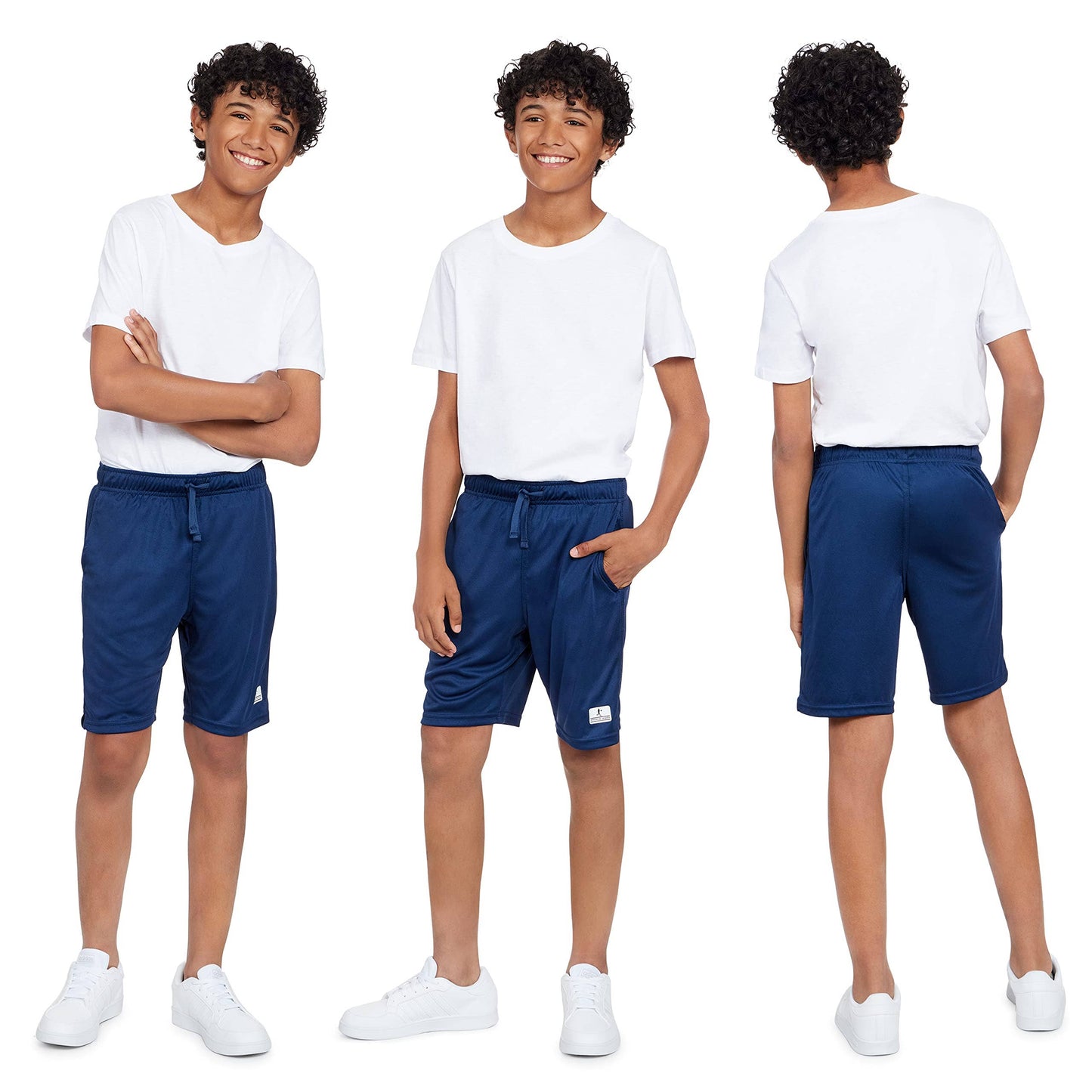 I-Wear Brands - 5 Pack Boy's Dry Fit Athletic Performance Shorts