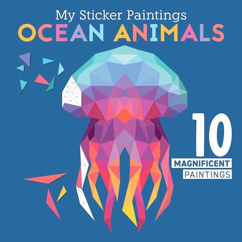 Fox Chapel Publishing - My Sticker Paintings: Ocean Animals -  Kid's Activity Book