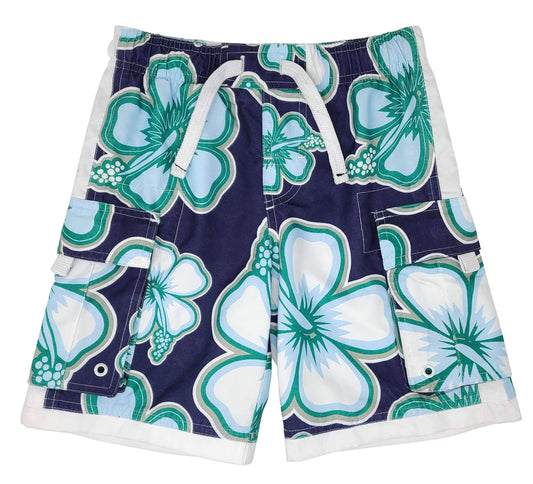 I-Wear Brands - Boy's Swim Surf Trunks With Pockets: X-Small